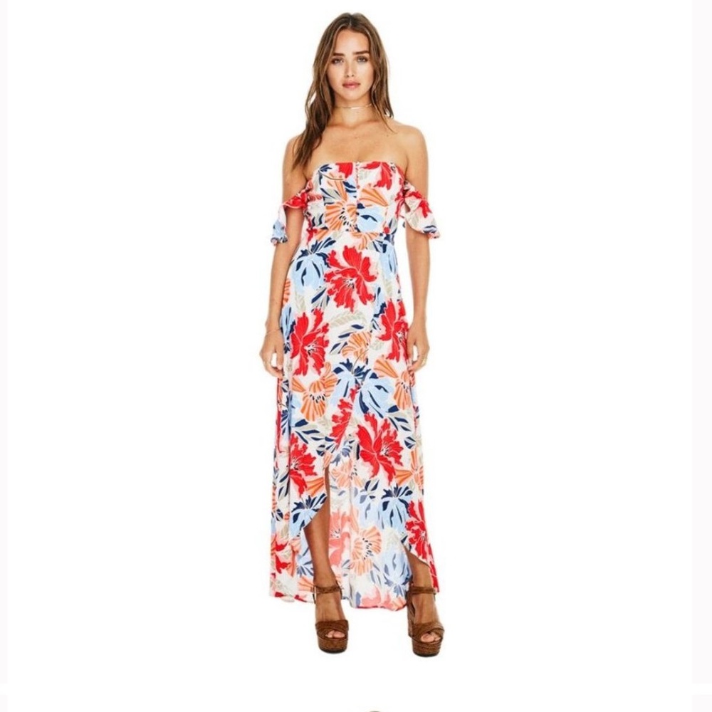 ASTR Floral Hibiscus Dress